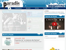 Tablet Screenshot of coop-paradis.com